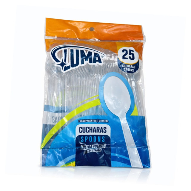 Cuchara transparente